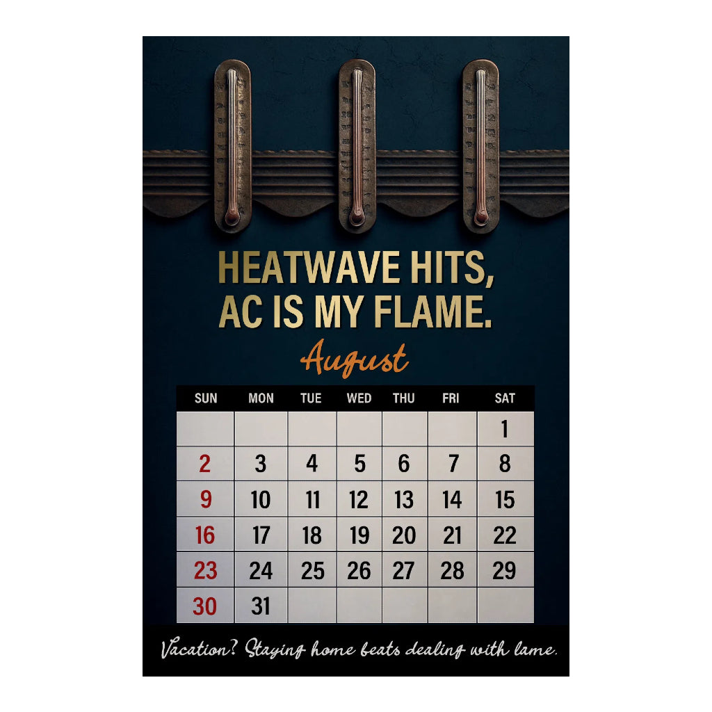 Fuck It - 2026 Calendar For Tired-As-Hell Men