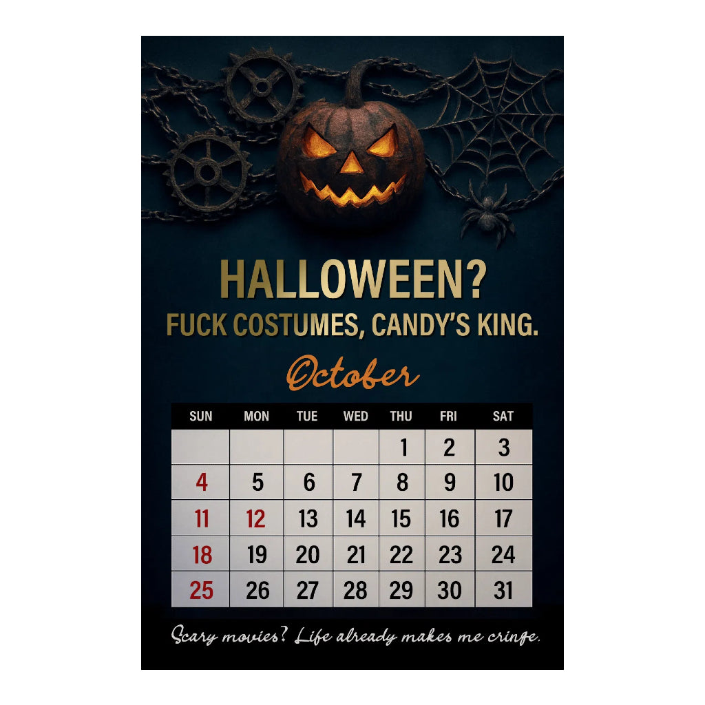 Fuck It - 2026 Calendar For Tired-As-Hell Men