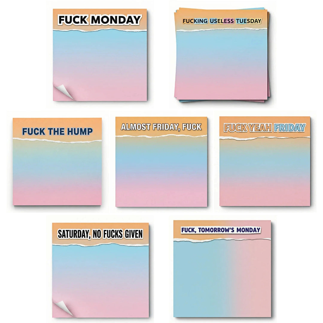 The "Fuck This Week" Sticky Notes Set