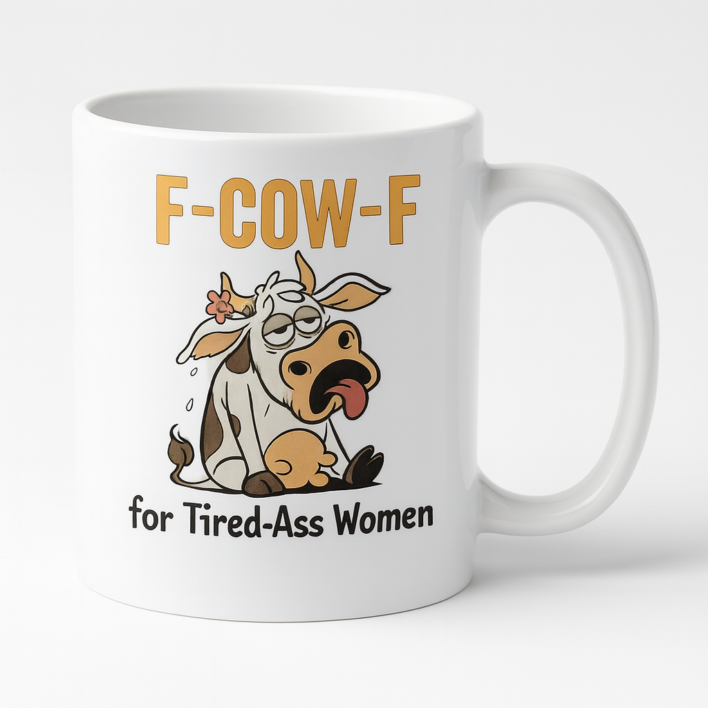 F-COW-F Mug for Tired-Ass Women