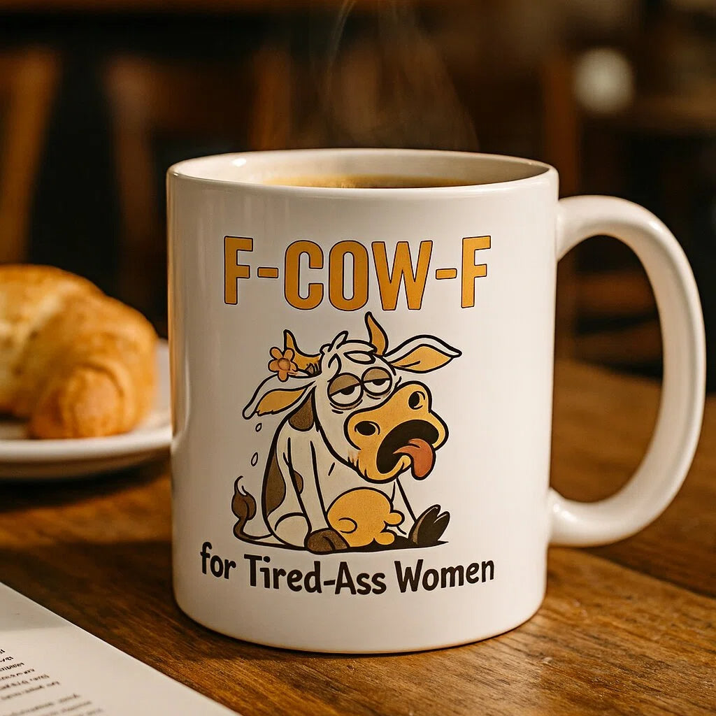 F-COW-F Mug for Tired-Ass Women