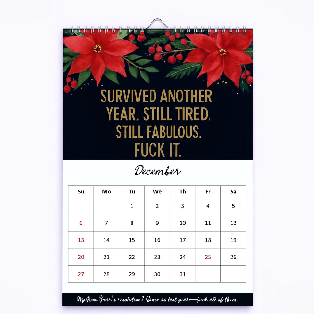 Fuck It Again – 2026 Calendar For Women Who’ve Had Enough