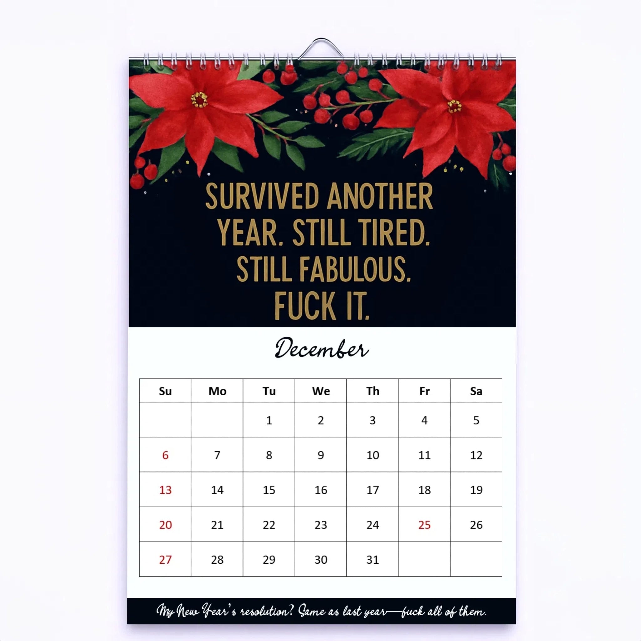 Fuck It Again – 2026 Calendar For Women Who’ve Had Enough